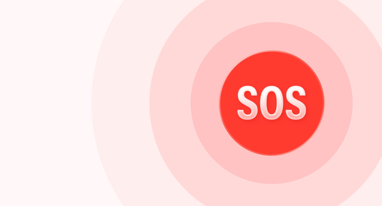 Ícono de Detección de Caídas SOS